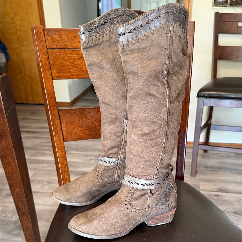 Not Rated Knee High Suede Boots